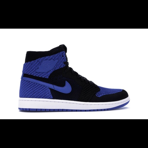 Jordan Other - Jordan 1 Retro High Flyknit Royal EUC size 11